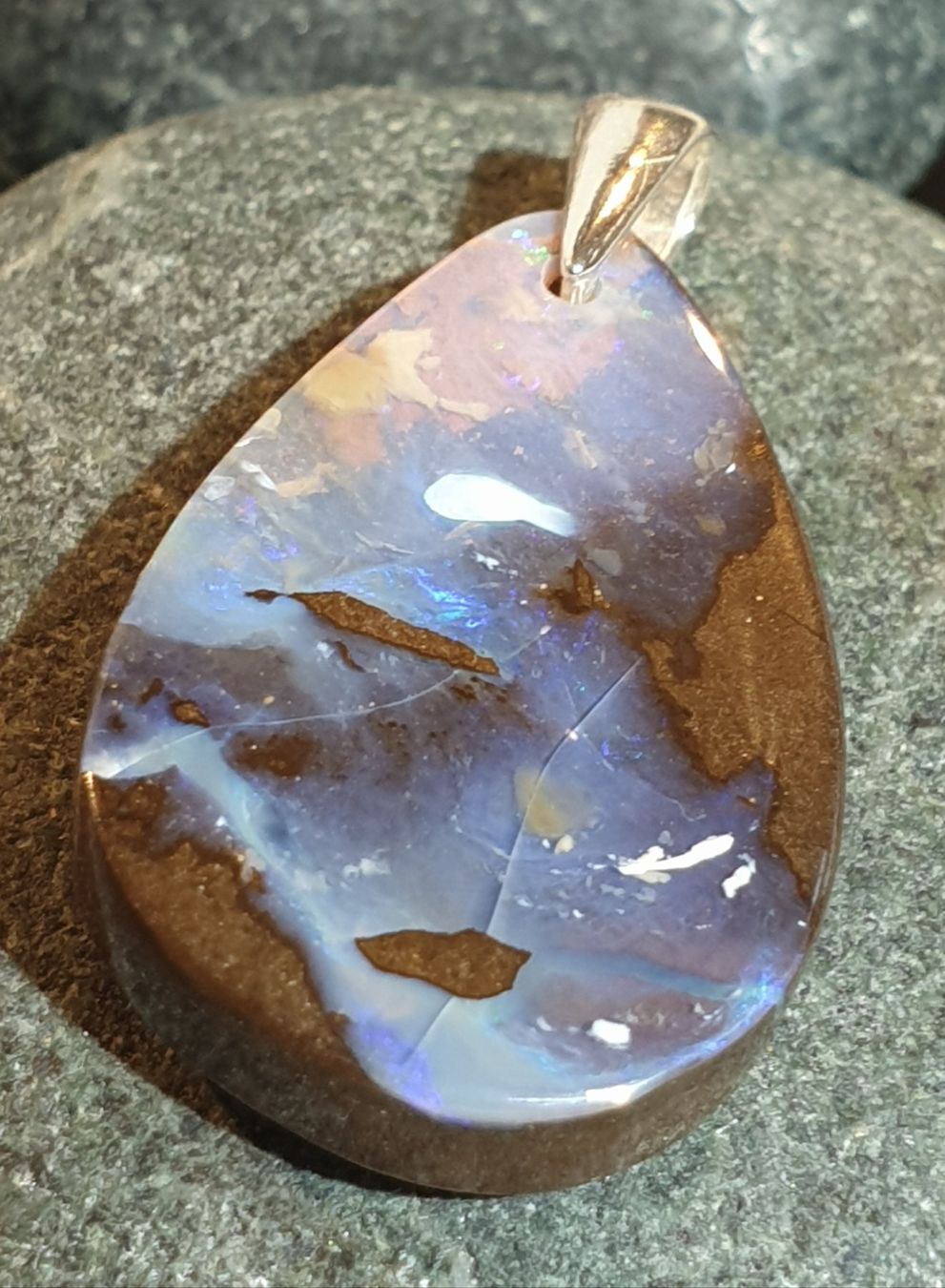 Ciondoli: Anhänger Boulder Opal. – Nuovo (secondo la descrizione) da Niederbüren venduto da Raphael014 3