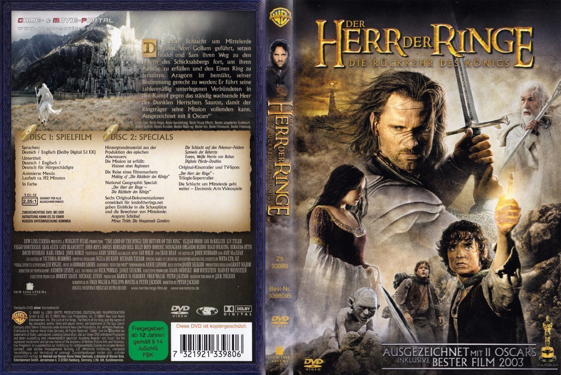 Tutti i DVDs: Der Herr der Ringe  2 DVD – Nuovo (secondo la descrizione) da Riehen venduto da M.S.DVD 1