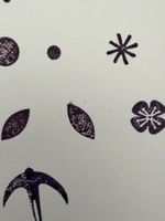 Rubber stamp: leaf 