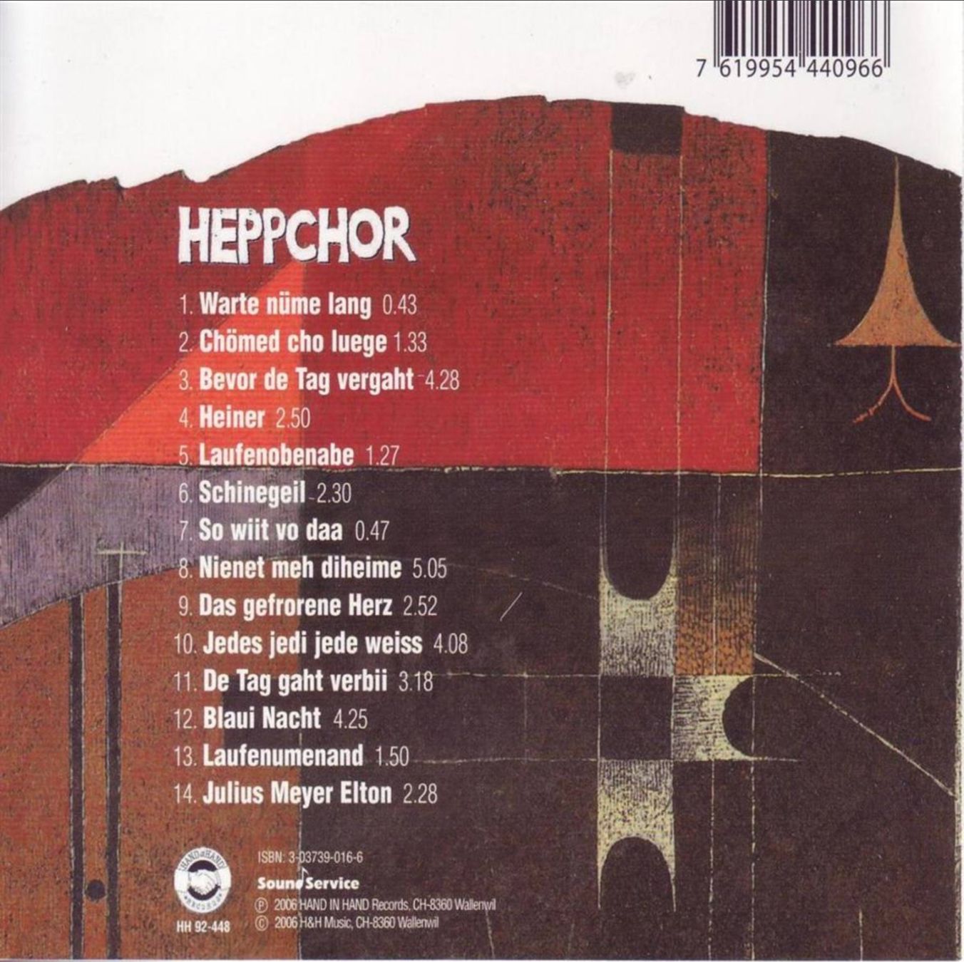 CD: Hardy Hepp - Heppchor 1 – Usato da Brunnen venduto da Barfly5 1