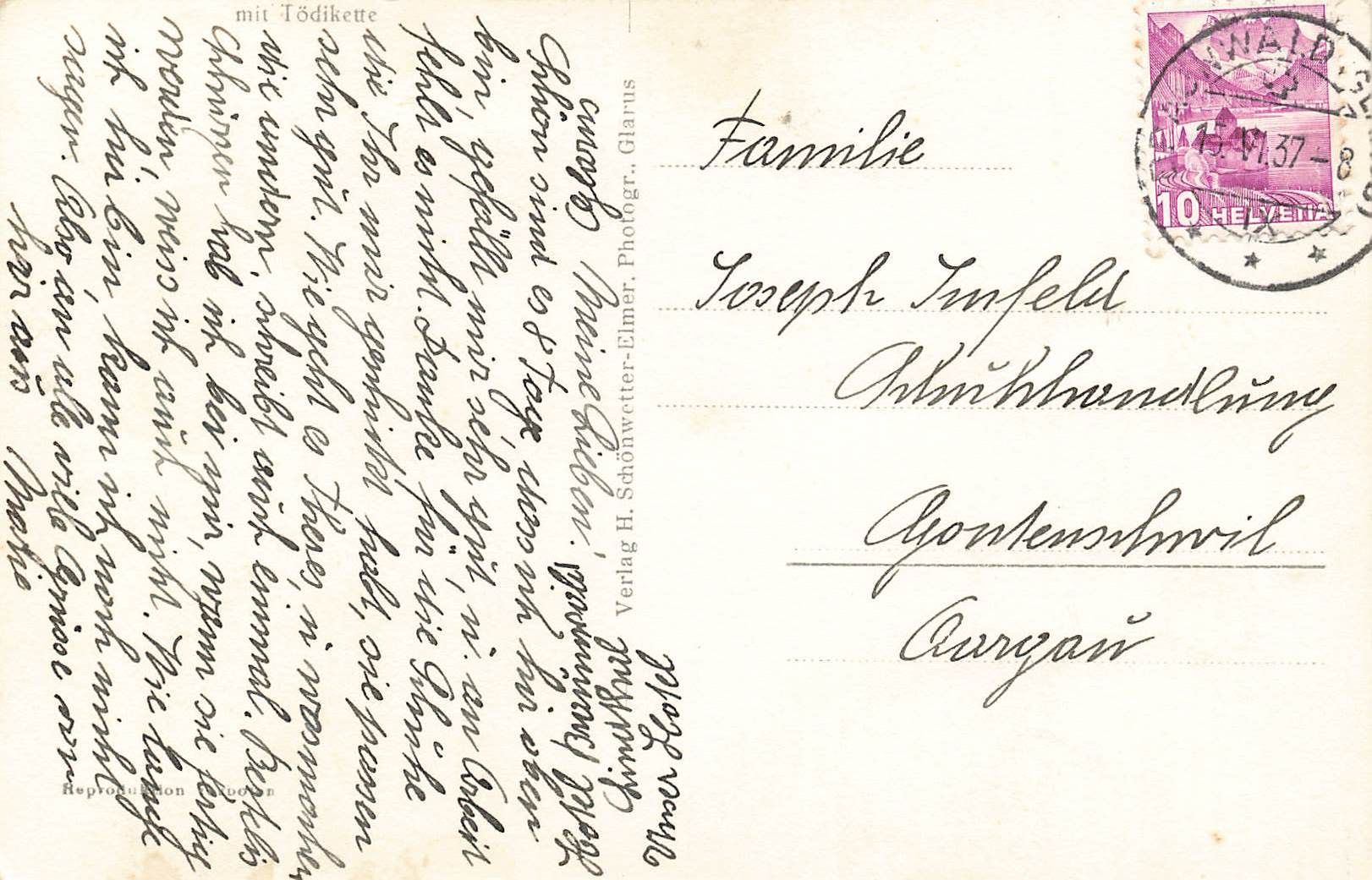 Cartoline postali: Mit tödikette – Usato da Biasca venduto da Blenio71 1