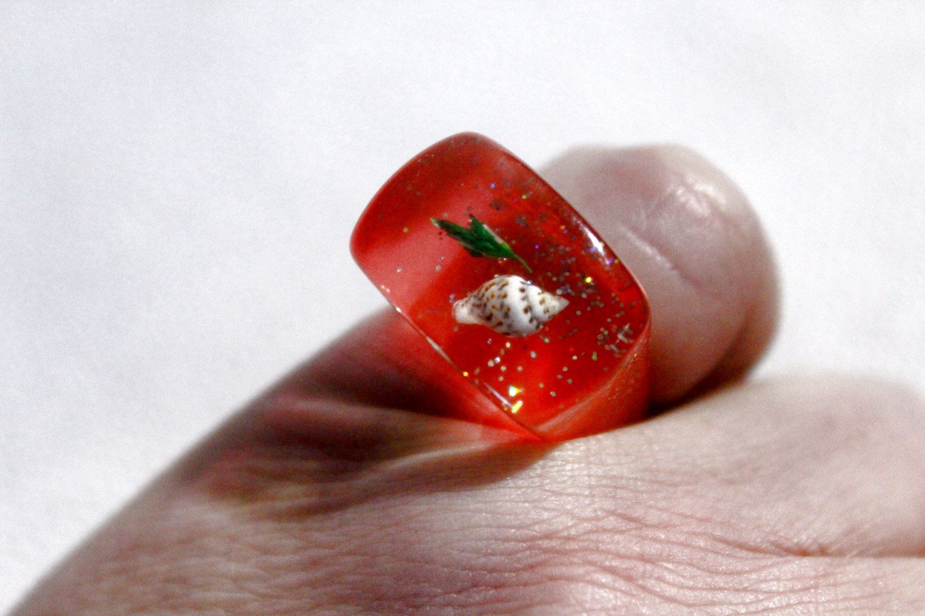 Ringe: Vintage Space-Age - Ring mit Muschel, Seestern, Seeigel, usw – Neu (gemäss Beschreibung) aus Bern von Vitaneuf