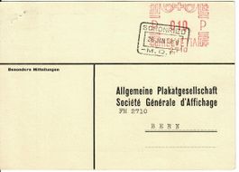 PK, M.O.B. Schönried an Allgemeine Plakatgesellschaft