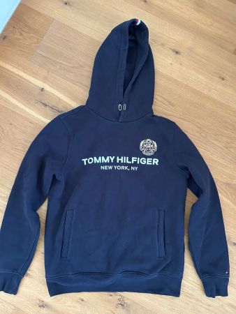 Tommy Hilfiger Kapuzenpullover dunkelblau Grösse S gebraucht