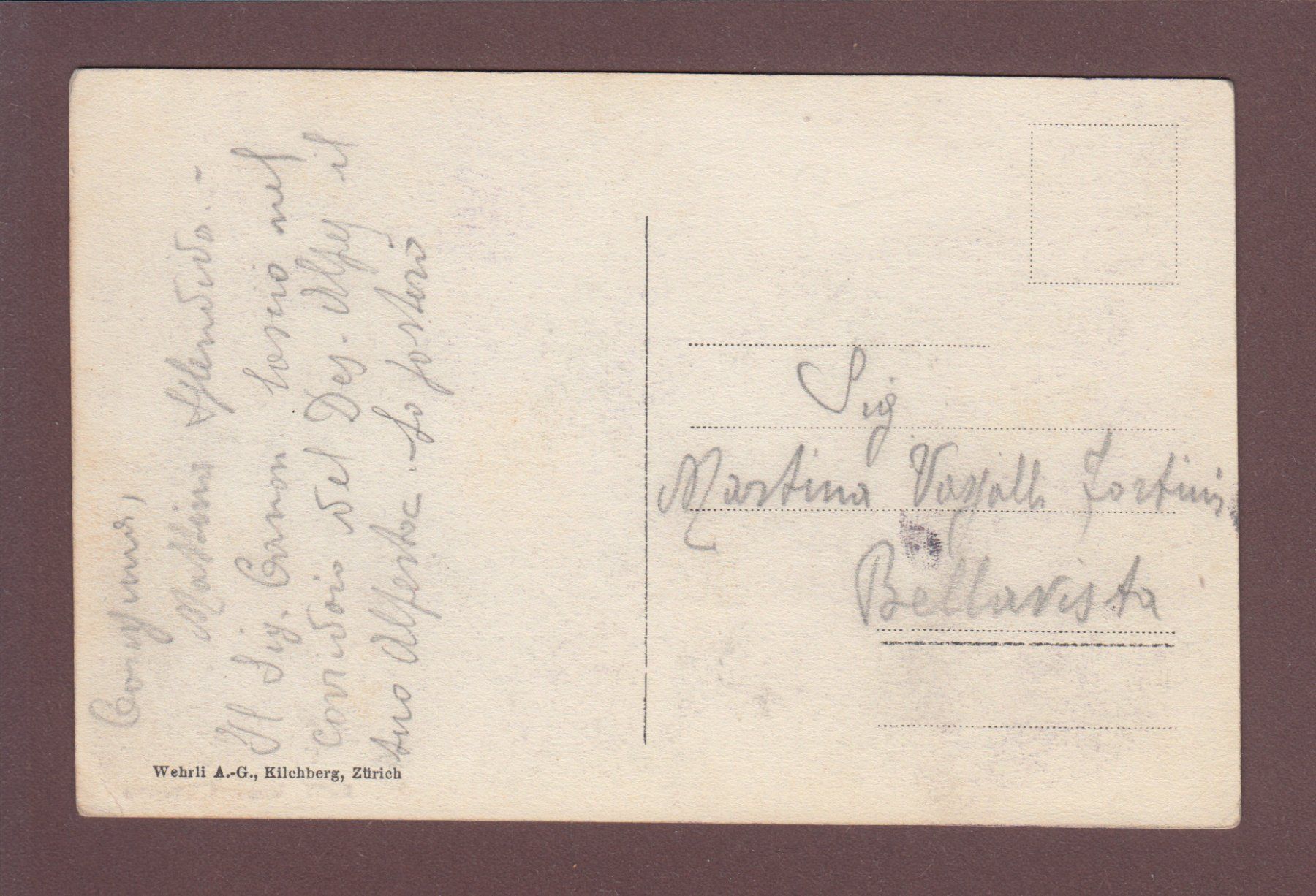 Cartoline postali: LAGO DI LUGANO - Vol d'oiseau – Usato da Pully venduto da nicecards 1