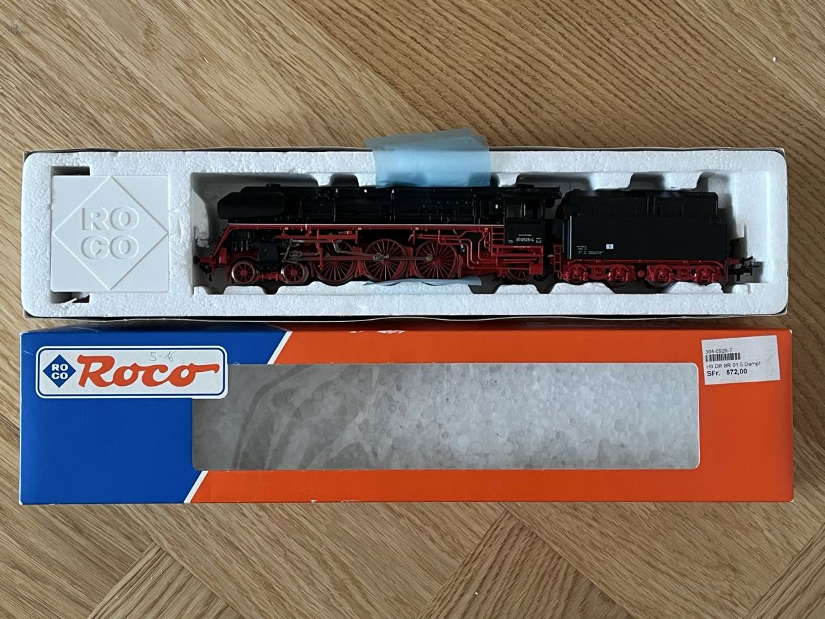 Roco Modellini di ferrovie: DR BR 01 Roco AC/Sound – Usato da Basel venduto da Re620_11627 8