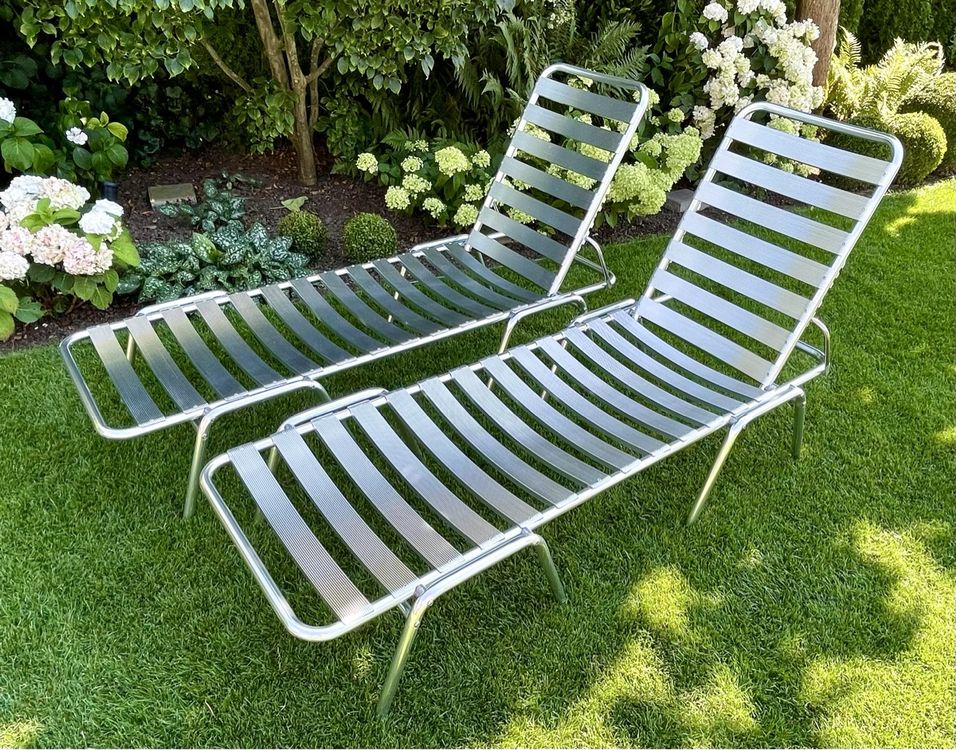 Design Sonnenliegen, Aluminium 2