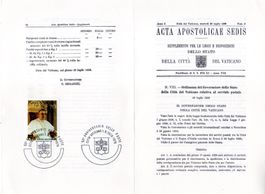 50 JAHRE POSTA VATICANO ERHALT SIEHE SCAN - BB71