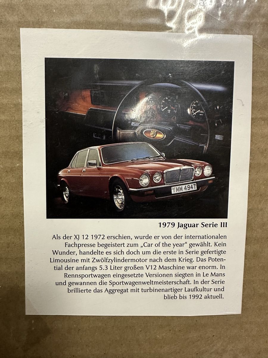 Posters & Illustrations: Jaguar xj serie 3 1979 – Neuf (Voir description) à Reinach AG par rares75 1