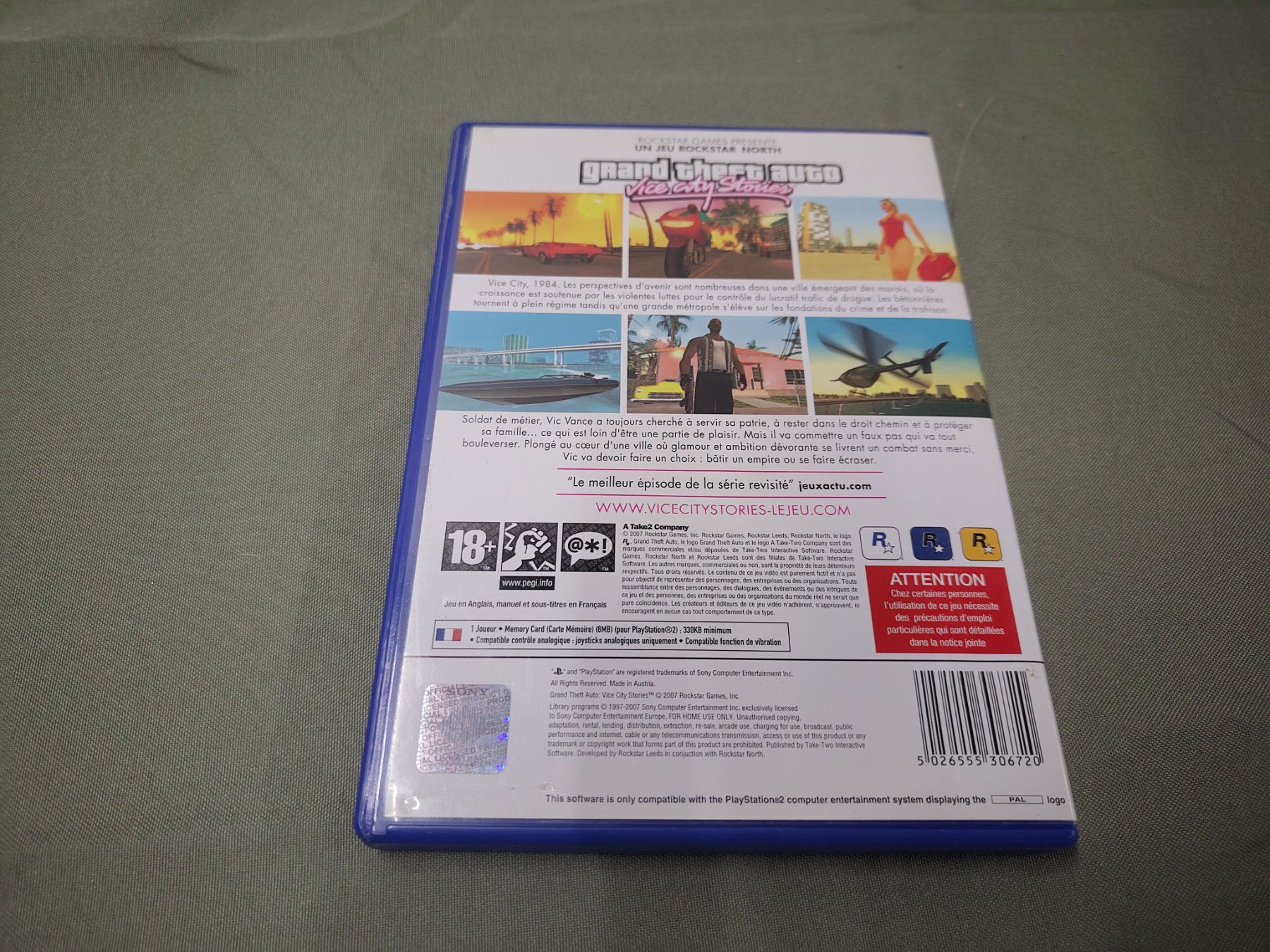 Sony Spiele: Jeu PS2 Grand Theft Auto: Vice City Stories – Gebraucht aus Saxon von dan_drn5 3