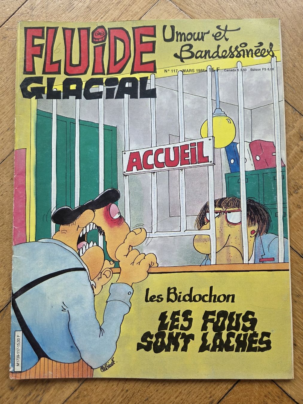 Fumetti: Fluide Glacial N°117 - Mars 1986 – Usato da Territet venduto da Cenh