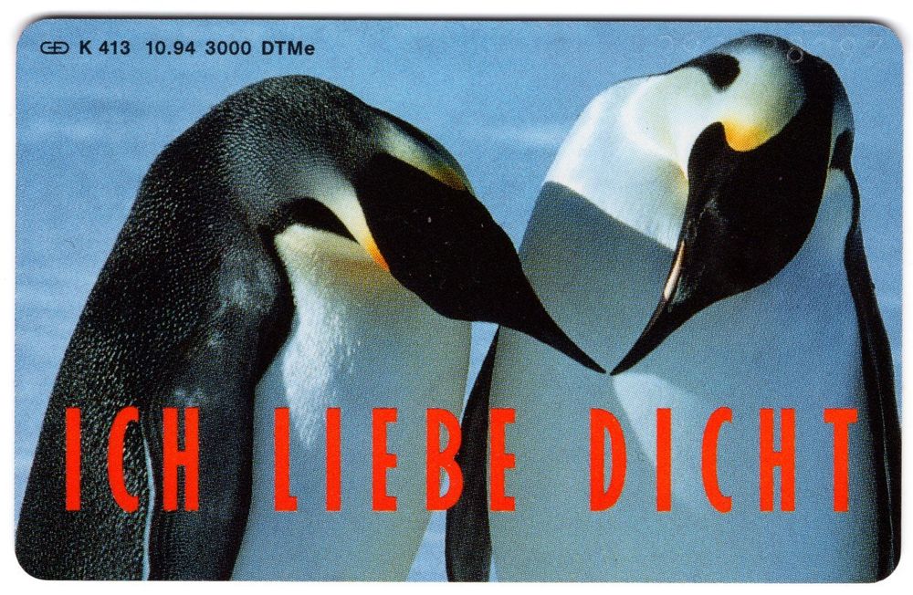 Pinguine, Ich liebe Dich Telefonkarte aus Deutschland Kaufen auf