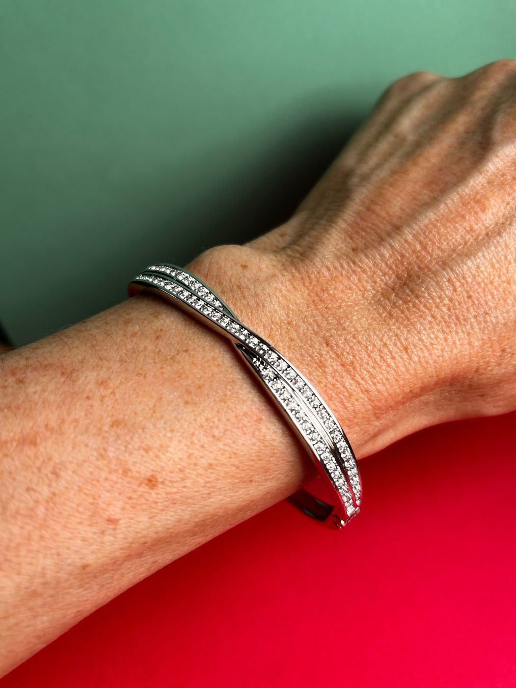 Swarovski Bracciali & Braccialetti: Damenarmreif SWAROWSKI mit Zirkonia – Usato da Laufen venduto da belleskulptur 6