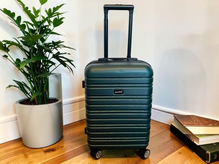 Handgepäckkoffer Kabinengepäck M 55x23x37cm Grün NEU