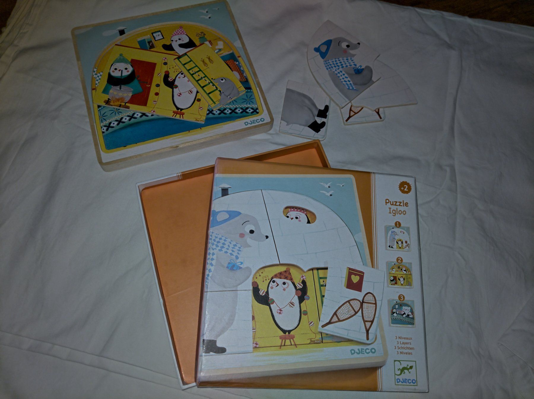 Djeco Puzzle: Puzzle en trois niveaux – Usato da Les bois venduto da Steph-tigrou 4