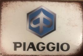 Piaggio Blechschild Metallschild Primavera GTS 125 Si Ciao