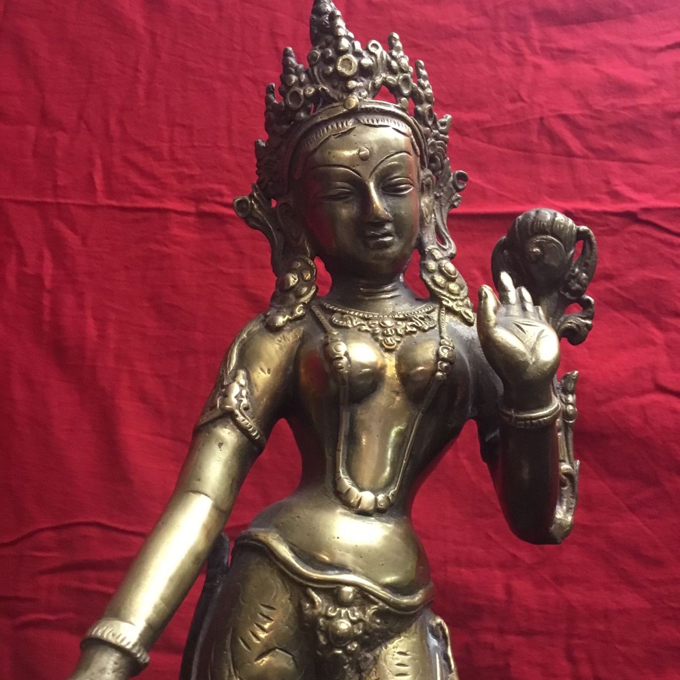 Sculture & Statue: Bronze Tara Figur, Nepal, Handarbeit – Usato da Schlieren venduto da Jeajet 3