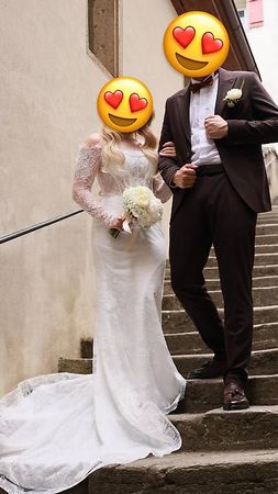 Wunderschönes Hochzeitskleid zu verkaufen  Grösse 38