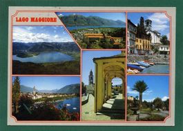 Lago Maggiore, 6 Ansichten, 1991, gelaufen, Grossformat