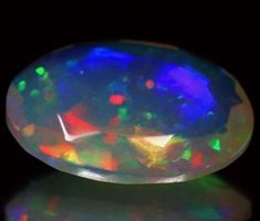 Oval Faceted Ethiopian Welo Opal 1.40 Cts #A13