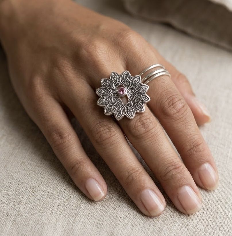 Ringe: Unikat handmade Silberring gr. 55 – Gebraucht aus Niederglatt ZH von Silberschmuck-design