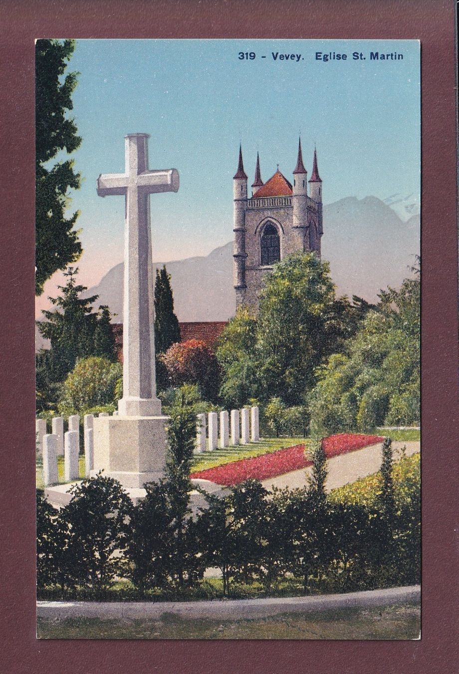 Cartes postales: VEVEY - Eglise St. Martin – D'occasion à Pully par nicecards