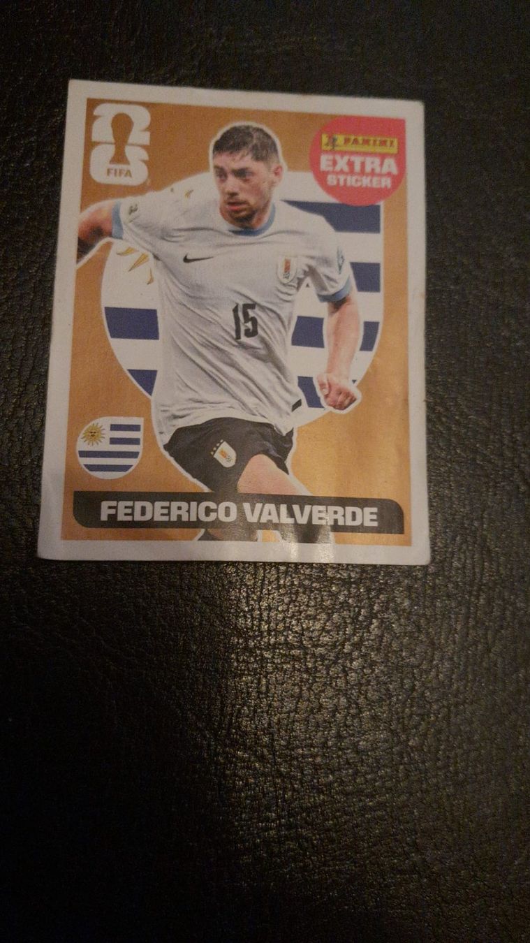 Panini Sammelbilder & Trading cards: Panini Extra Sticker FEDERICO VALVERDE – Gebraucht aus Bischofszell von Museumscafe