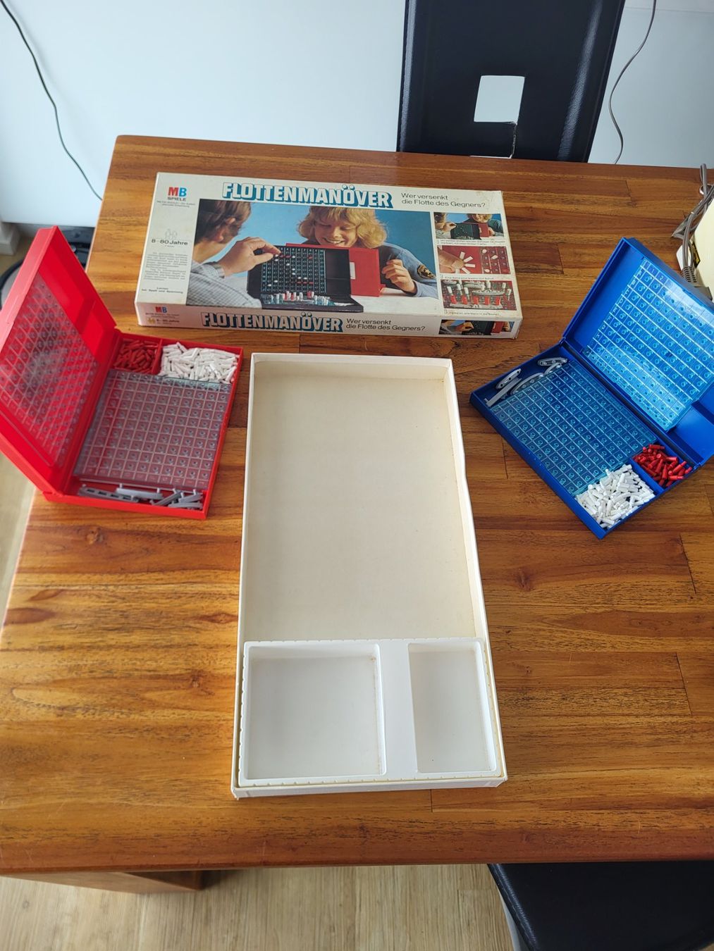 Jeux: MB Flottenmanöver Brettspiel 1972 – D'occasion à Niederhelfenschwil par Bruce019 1