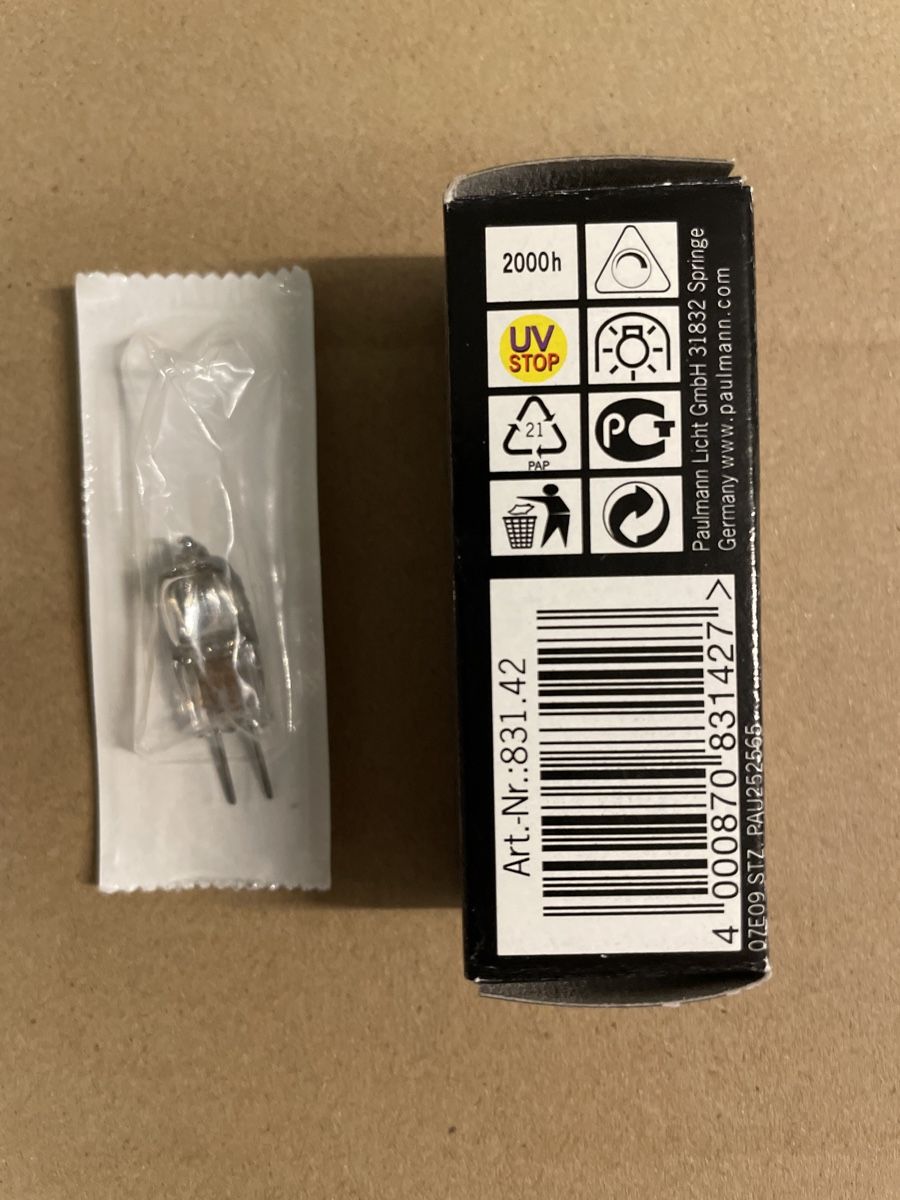 Lampade: Ministar Sidereflektor 12V20W G4 – Nuovo e nell'imballaggio originale da Kirchleerau venduto da koerbel 1