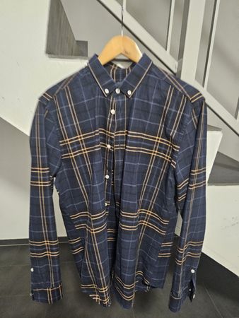 Hemd H&M Karo Blau Herren Grösse M guter Zustand