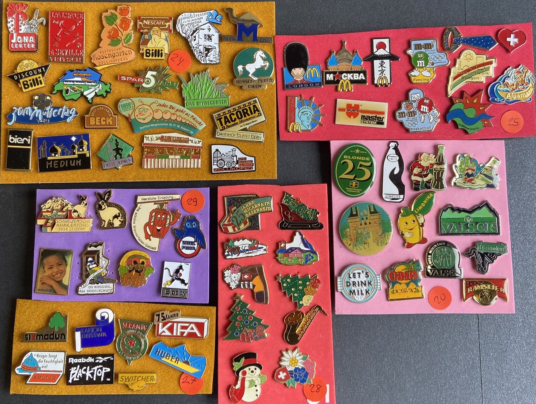Placchette & Badge: kleine Pin Sammlung – Usato da Böckten venduto da Hansi36