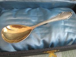 SILBER -SAHNELÖFFEL, "WELLNER"