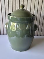 Bunzlauer Keramik Gärtopf 20 Liter inkl. Deckel + Stein