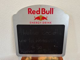 Vintage Red Bull Tafel Kreidetafel Getränketafel Werbetafel