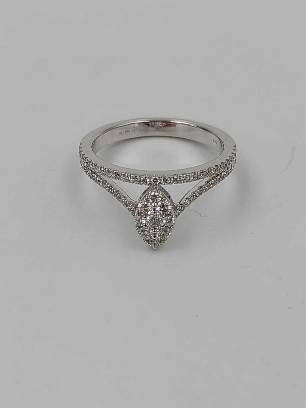 Anelli: DIAMANTRING IN 750 WEISSGOLD – Usato da Luzern venduto da EdiGem