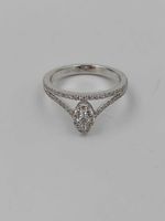 VINTAGE DIAMANTRING IN 750 WEISSGOLD