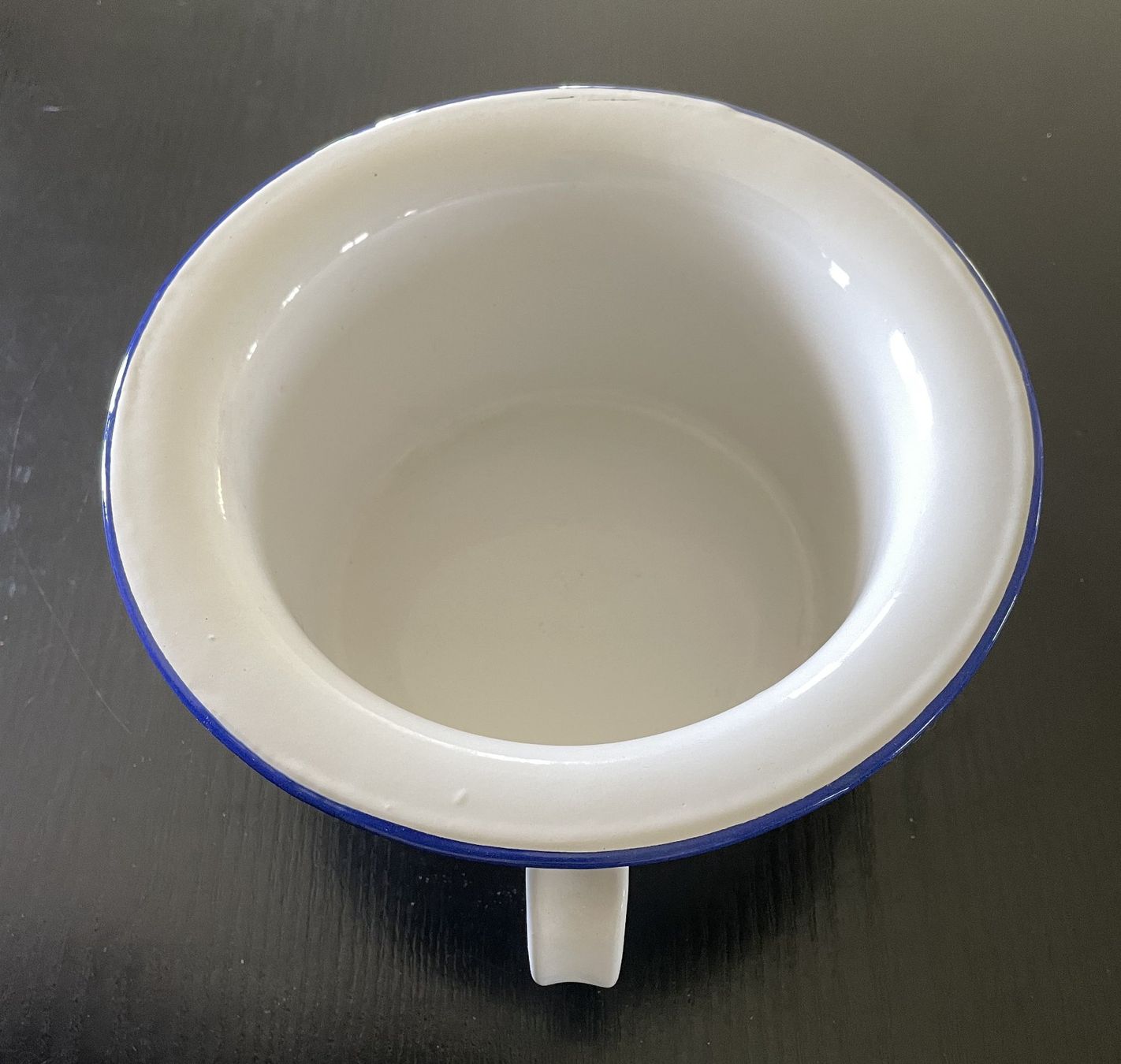 Casseroles: Nachttopf Topf emailliert weiss Deko Geschenk Nostalgie – D'occasion à Oftringen par allesmeins 8