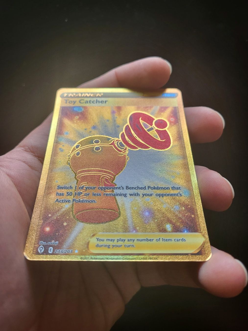 Pokémon Sammelbilder & Trading cards: Pokemon Toy Catcher Goldcard – Gebraucht aus oberbuchsiten von thug4 2