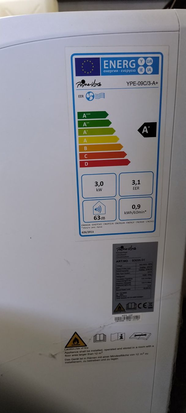 Climatiseurs: Prima Vista Klimagerät 870 W – D'occasion à Altstätten SG par nim_sai 2