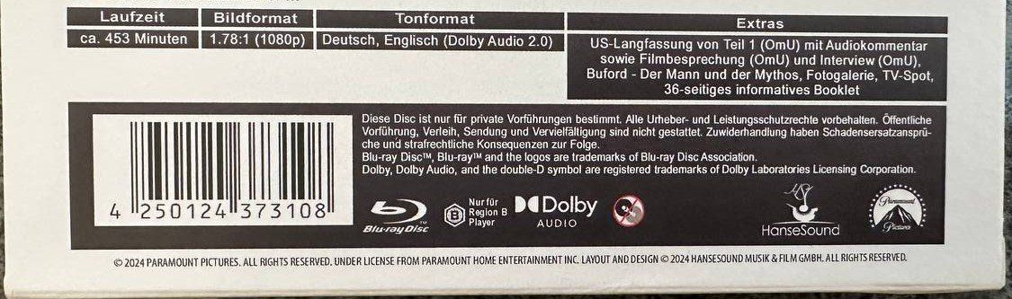 Tutti i DVDs: Walking Tall - Die Trilogie - Blu-ray Disc – Usato da Beringen venduto da Mantafisch1 2