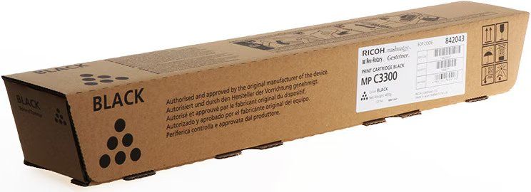 Ricoh Cartucce per stampanti & toner: Ricoh MP C3300 BLACK 842043 – Nuovo e nell'imballaggio originale da Petit-Lancy venduto da mtt_v575