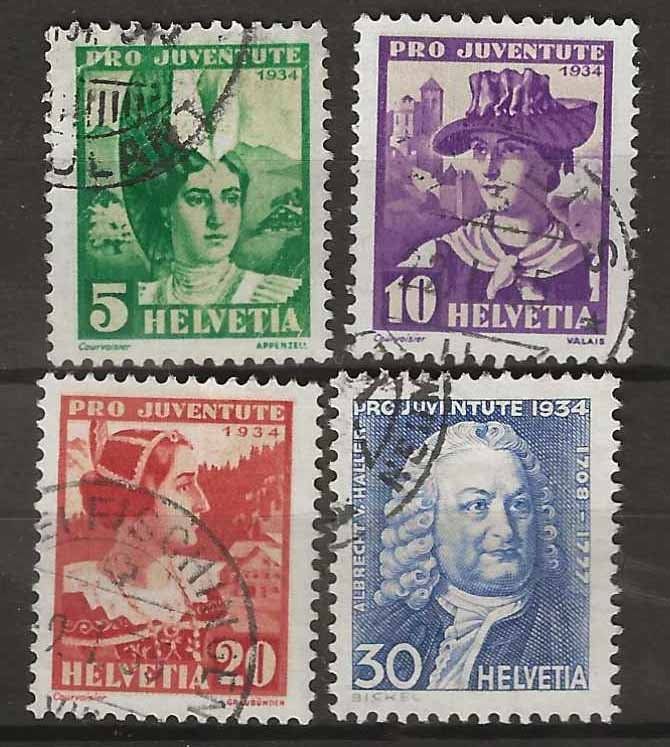Tutti i francobolli: PJ034 - Pro Juventute 1934 obl. – Usato da Trélex venduto da Phil_Albert
