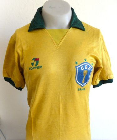 Home, Brasil 1985-88, maillot vintage, football shirt, M