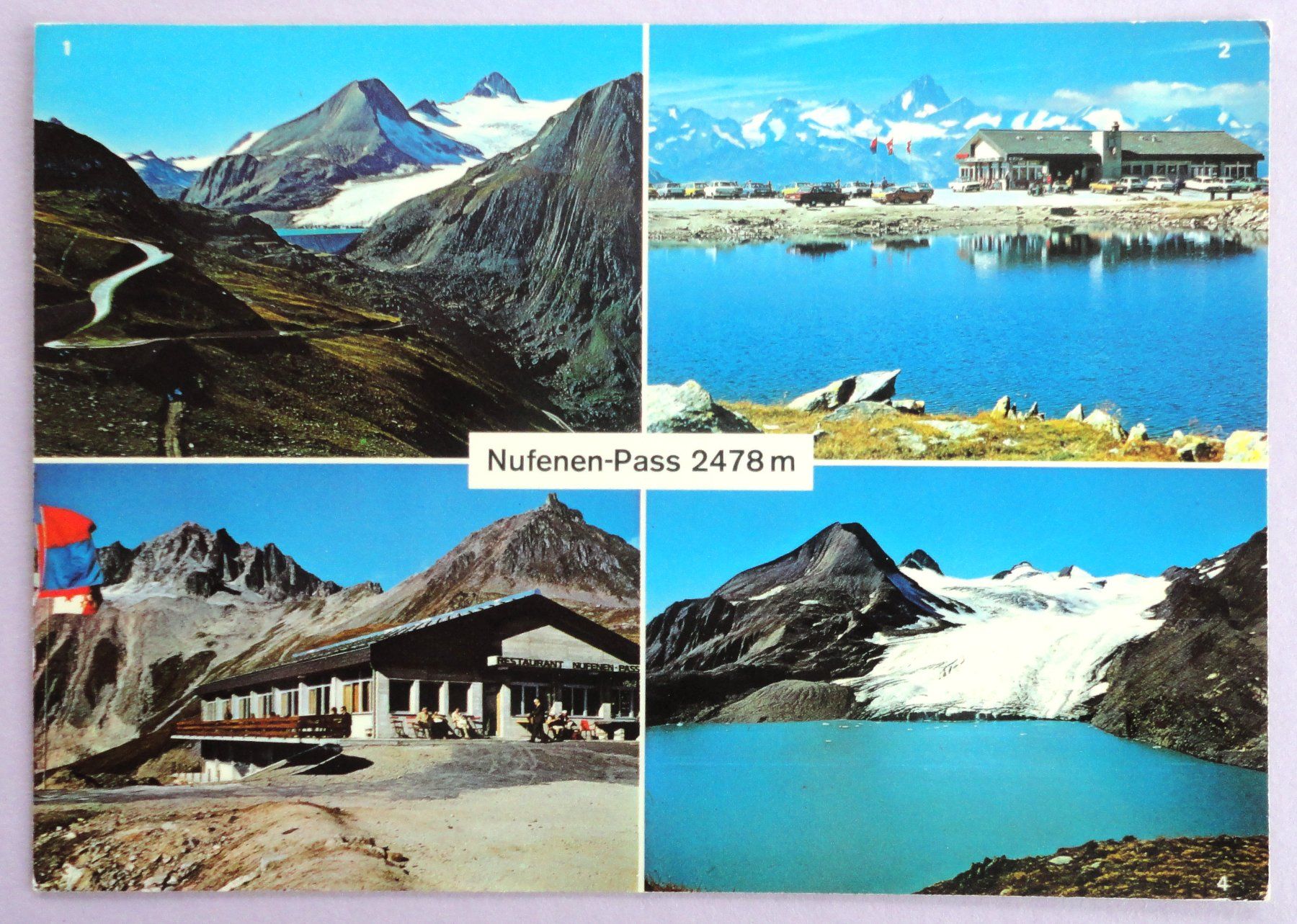 Cartoline postali: Nufenenpass 2478 m – Usato da Fétigny venduto da Billy2miny