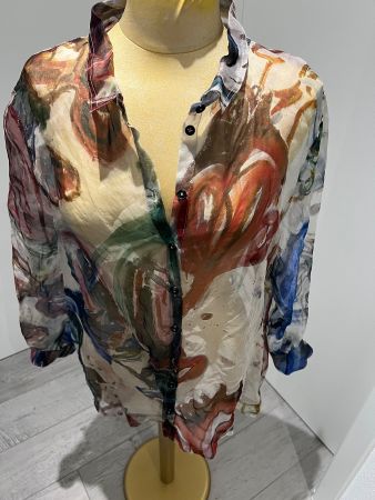 RUNDHOLZ - magnifique chemisier soie - Taille L