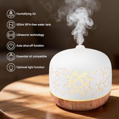 Duftöldiffusoren: Aroma Diffuser Weiss 500ML – Neu und originalverpackt aus Hundwil von Stallone5 5