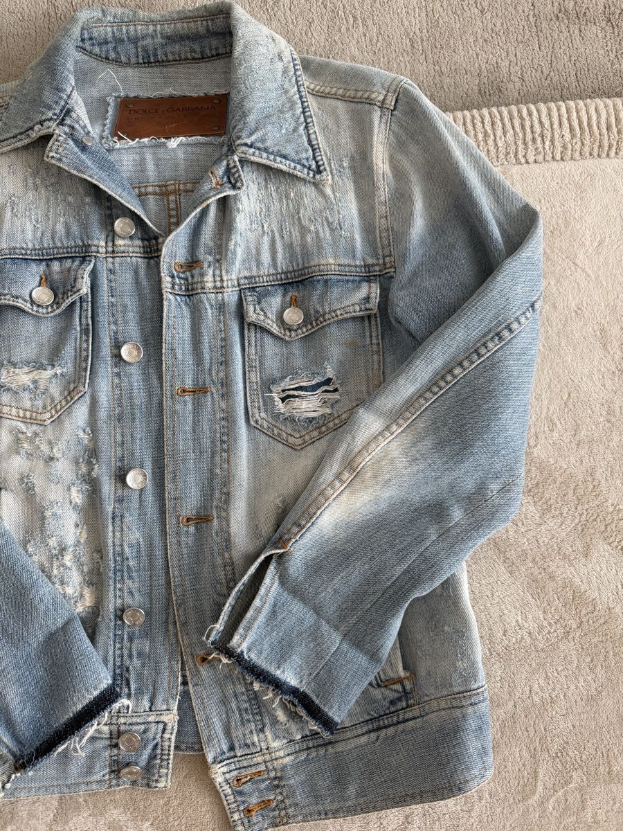 Dolce & Gabbana Giacche: Dolce & Gabbana Jeansjacke Grösse 46/S – Nuovo (secondo la descrizione) da Zug venduto da GillesAntibes 2