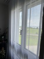 Leichter weisser Sommer Vorhang, NEU & luftig!