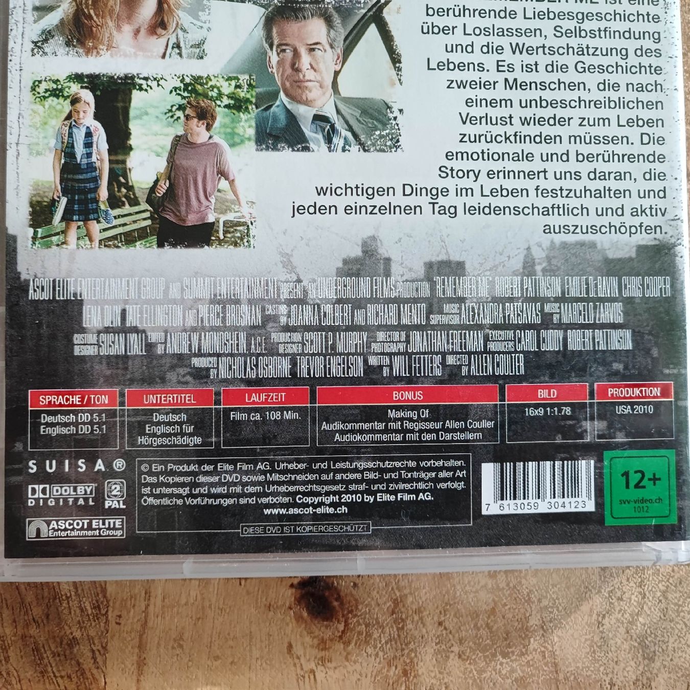 Alle DVDs: Remember Me DVD, Robert Pattinson, Top Zustand! – Gebraucht aus Dübendorf von kb86_MOVIE 2