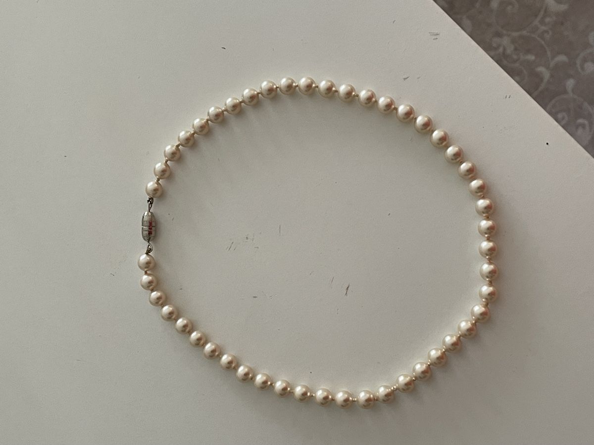 Catenine: vintege ancien  Collier Perles Crème  – Usato da Worben venduto da benit.drn 2